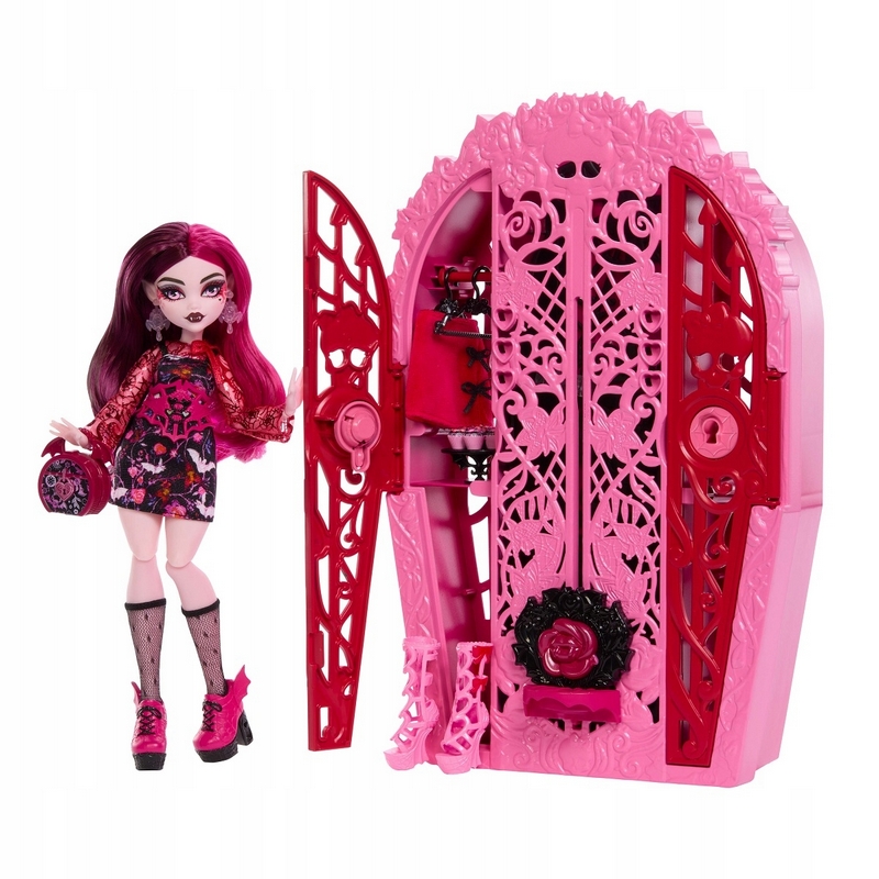 MONSTER HIGH STRAŠIDELNÁ BÁBIKA TAJOMSTVÁ ZÁHRADY HÁDANKY DRACULAURA HYT72